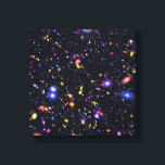 James Webb Space Telescope Simulation - Pop Art Leinwanddruck<br><div class="desc">Eine erweiterte Pop-Kunstsimulation des Sichtfeldes von James Webb Space Telescope zeigt Milliarden von Galaxien mit beispielloser Klarheit.</div>