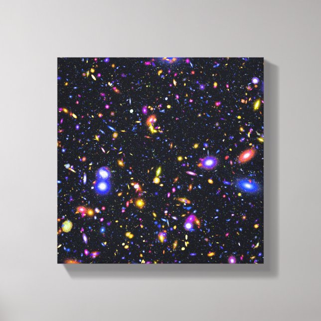 James Webb Space Telescope Simulation - Pop Art Leinwanddruck (Vorderseite)