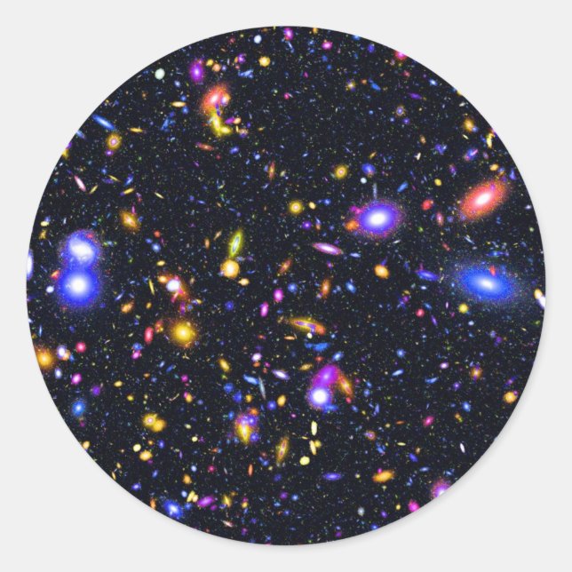 James Webb Space Telescope Simulation - Pop Art Runder Aufkleber (Vorderseite)