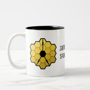 James Webb Space Telescope Yellow Mirro Custom Zweifarbige Tasse