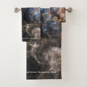 James Webb Tarantula Nebula Hi-Res Image 2022 Badhandtuch Set