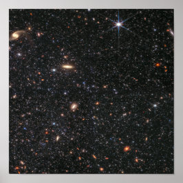 James Webb Telescope Dwarf Galaxy Poster