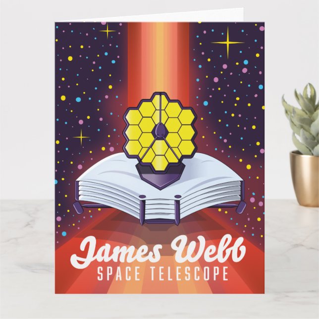 James-Webb-Weltraumteleskop. Karte (Kleine Pflanze)