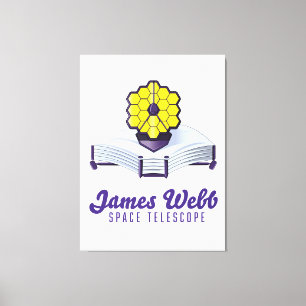 James-Webb-Weltraumteleskop. Leinwanddruck