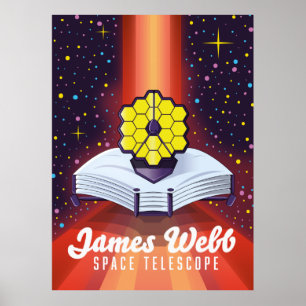 James-Webb-Weltraumteleskop. Poster