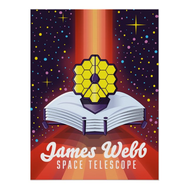 James-Webb-Weltraumteleskop. Poster (Vorderseite)