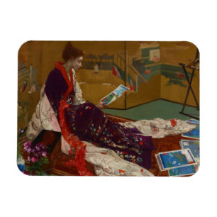 James Whistler - Caprice in Lila und Gold Magnet