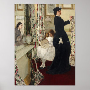 James Whistler - Der Music Room Poster