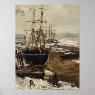 James Whistler - Die Themse im Eis Poster