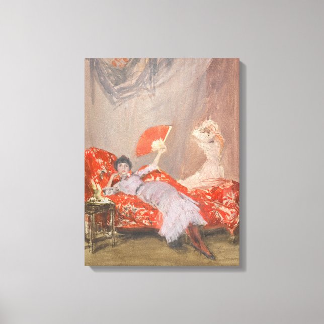 James Whistler - Milly Finch Leinwanddruck (Vorderseite)