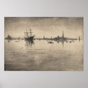 James Whistler - Nocturne aus Venedig Poster