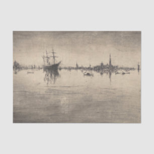 James Whistler - Nocturne aus Venedig Seidenpapier