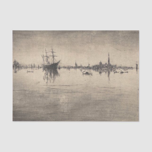 James Whistler - Nocturne aus Venedig Seidenpapier (Vorderseite)