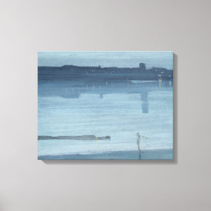 James Whistler - Nocturne: Chelsea Leinwanddruck