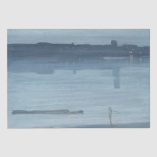 James Whistler - Nocturne: Chelsea Seidenpapier