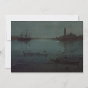 James Whistler - Nocturne: Die Lagune, Venedig Dankeskarte