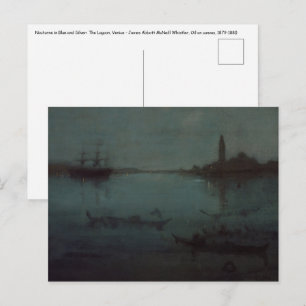 James Whistler - Nocturne: Die Lagune, Venedig Postkarte