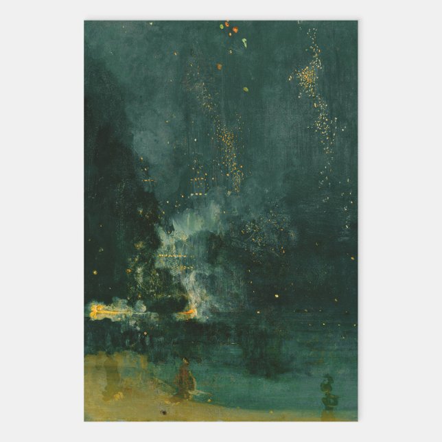 James Whistler - Nocturne in Black and Gold Geschenkpapier Set (Von Creator hochgeladen)
