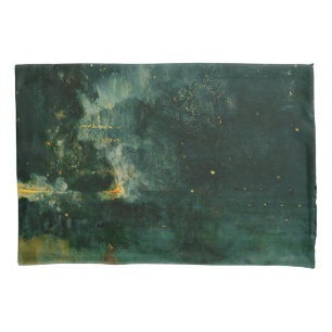 James Whistler - Nocturne in Black and Gold Kissenbezug
