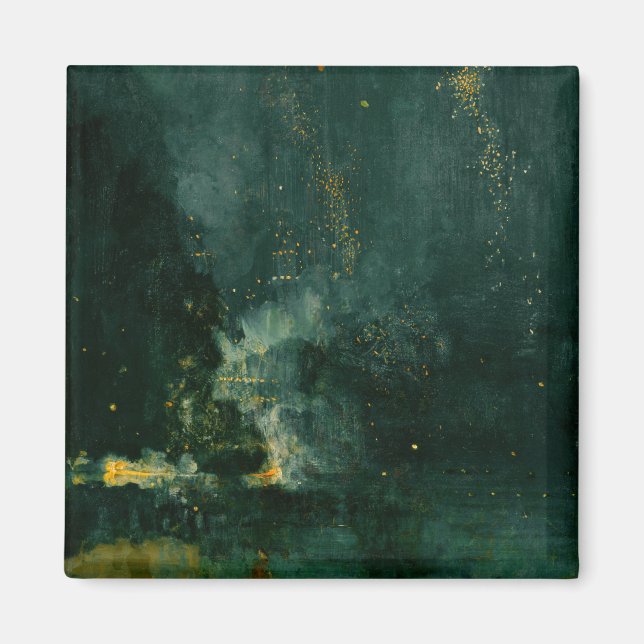 James Whistler - Nocturne in Black and Gold Magnet (Vorne)
