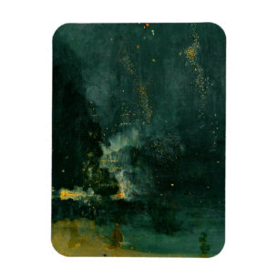 James Whistler - Nocturne in Black and Gold Magnet