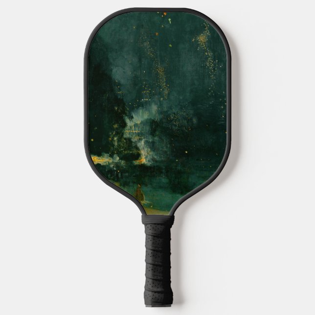James Whistler - Nocturne in Black and Gold Pickleball Schläger (Vorderseite)