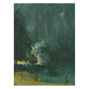 James Whistler - Nocturne in Black and Gold Tischdecke