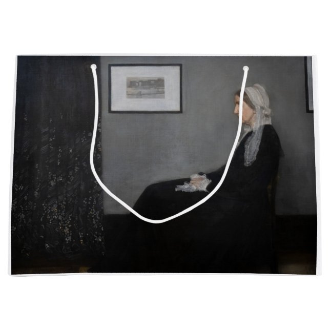 James Whistler - Portrait der Mutter des Künstlers Große Geschenktüte (Vorderseite)