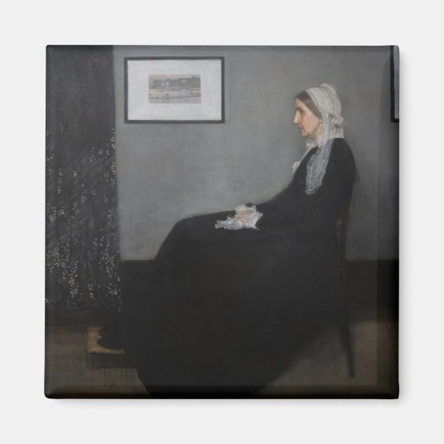 James Whistler - Portrait der Mutter des Künstlers Magnet (Vorne)