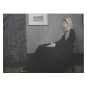 James Whistler - Portrait der Mutter des Künstlers Tischdecke