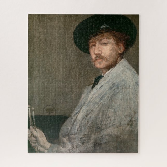 James Whistler - Portrait des Malers Puzzle (Vertikal)