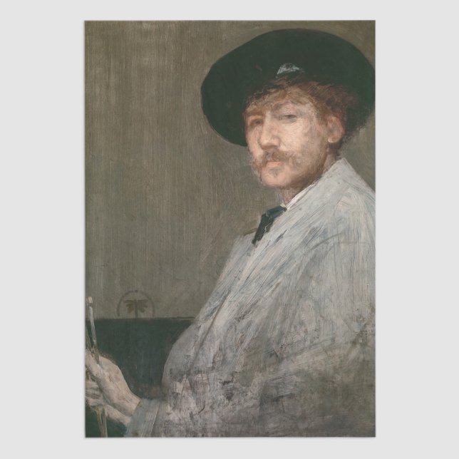 James Whistler - Portrait des Malers Seidenpapier (Von Creator hochgeladen)