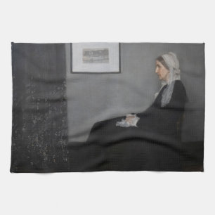 James Whistler - Porträt der Mutter des Künstlers Geschirrtuch