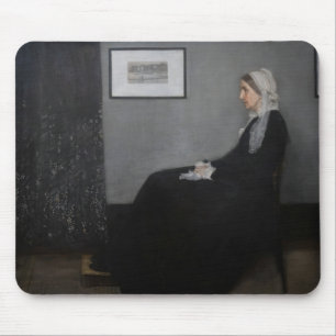 James Whistler - Porträt der Mutter des Künstlers Mousepad