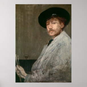 James Whistler - Porträt des Malers Poster