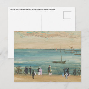James Whistler - Southend Pier Postkarte