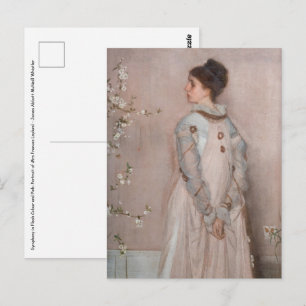 James Whistler - Symphonie in Fleischfarbe und Ros Postkarte