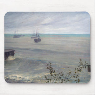 James Whistler - Symphonie in Grau und Grün Mousepad