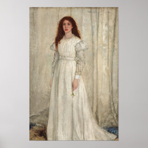 James Whistler - Symphonie in Weiß Nr. 1 Poster