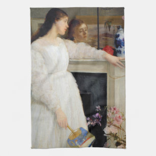 James Whistler - Symphonie in Weiß Nr. 2 Geschirrtuch