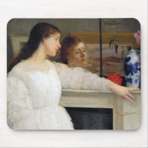 James Whistler - Symphonie in Weiß Nr. 2 Mousepad