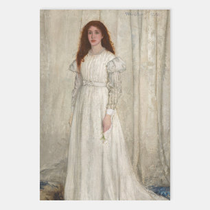 James Whistler - Symphony in White No. 1 Geschenkpapier Set