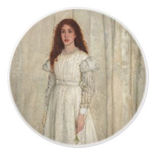 James Whistler - Symphony in White No. 1 Keramikknauf