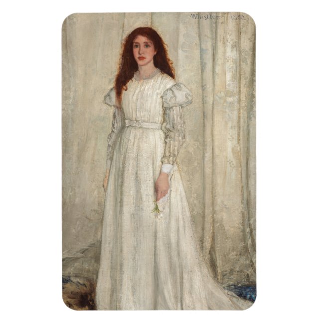 James Whistler - Symphony in White No. 1 Magnet (Vertikal)