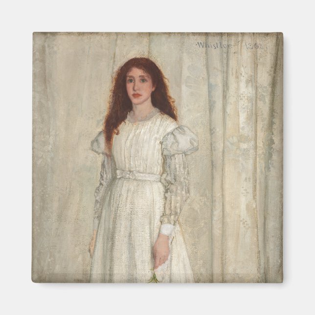 James Whistler - Symphony in White No. 1 Magnet (Vorne)