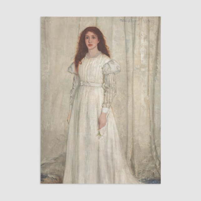 James Whistler - Symphony in White No. 1 Seidenpapier (Von Creator hochgeladen)