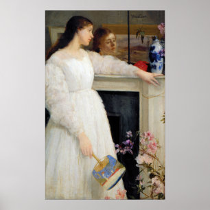 James Whistler - Symphony in White No. 2 Poster
