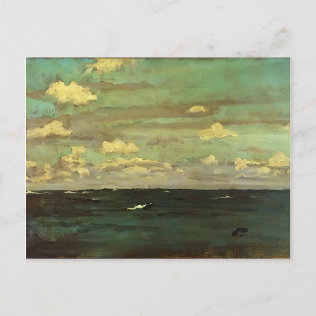 James Whistler - Violet und Silber - Das tiefe Mee Postkarte (Vorderseite)