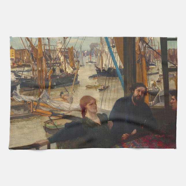 James Whistler - Wapping Geschirrtuch (Horizontal)
