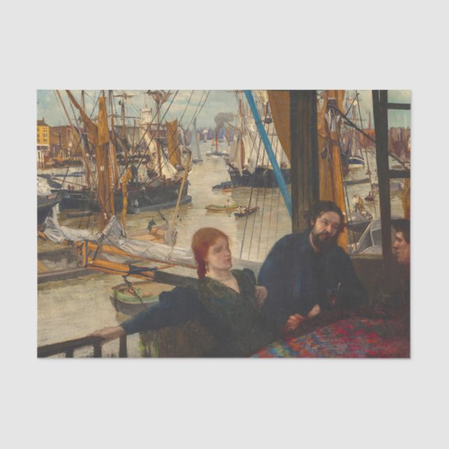James Whistler - Wapping Seidenpapier (Vorderseite)